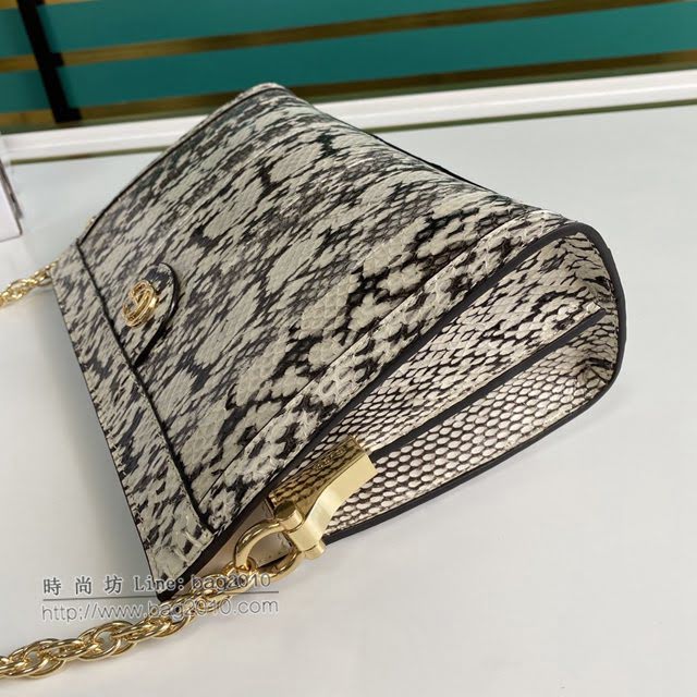 Gucci专柜新款女包, 古驰GG蛇皮信封包 Gucci单肩斜挎包 503877  gdj1512